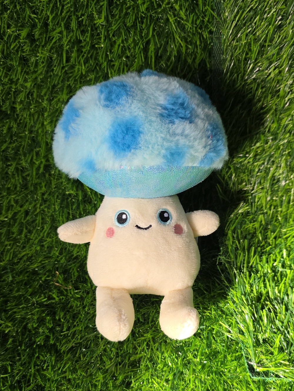 Living On The VEG TJ blue Mushroom Plush 7" Collectable